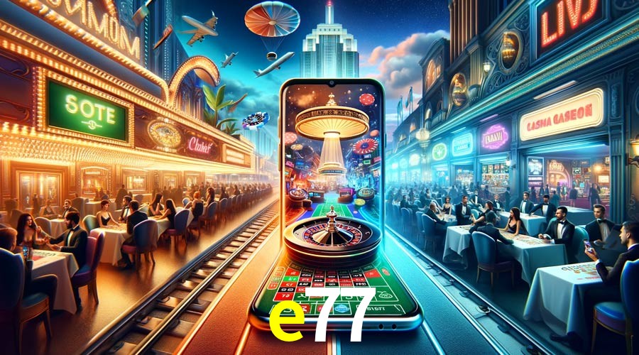 APP oficial da e77 para mobile